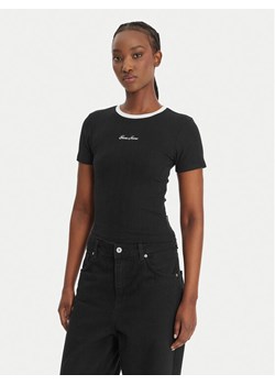 Guess Jeans T-Shirt W6GPA9 KF641 Czarny Slim Fit ze sklepu MODIVO w kategorii Bluzki damskie - zdjęcie 189101921