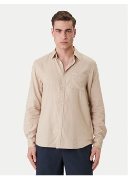 Guess Koszula F6GH06 WG3L0 Beżowy Regular Fit ze sklepu MODIVO w kategorii Koszule męskie - zdjęcie 189101924