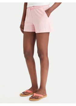 Guess Szorty sportowe E6GD01 KCRZ1 Różowy Regular Fit ze sklepu MODIVO w kategorii Szorty - zdjęcie 189101934