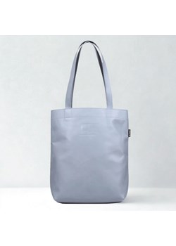 popielata torebka damska skórzana  shopperka Chiara ze sklepu Słoń Torbalski w kategorii Torby Shopper bag - zdjęcie 189102823