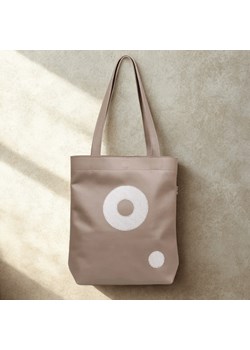 torebka damska skórzana Chiara shopper beżowy ze sklepu Słoń Torbalski w kategorii Torby Shopper bag - zdjęcie 189102840
