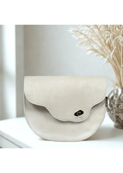 torebka damska skórzana Sophie na ramię beżowa ze sklepu Słoń Torbalski w kategorii Listonoszki - zdjęcie 189102841