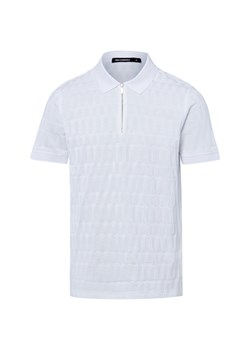 KARL LAGERFELD Męska koszulka polo Mężczyźni Bawełna (100%) czarny wypukły wzór tkaniny ze sklepu vangraaf w kategorii T-shirty męskie - zdjęcie 189102873