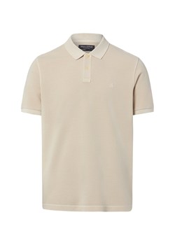 Marc O'Polo Męska koszulka polo Mężczyźni Bawełna (100%) melanżowy jednolity ze sklepu vangraaf w kategorii T-shirty męskie - zdjęcie 189102880
