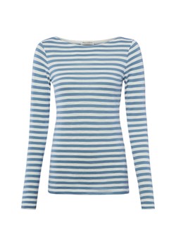 Marc O'Polo Damska koszulka z długim rękawem Kobiety Bawełna (100%) niebieski w paski ze sklepu vangraaf w kategorii Bluzki damskie - zdjęcie 189102902