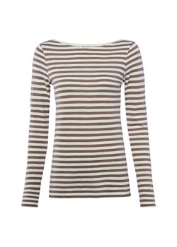 Marc O'Polo Damska koszulka z długim rękawem Kobiety Bawełna (100%) błotnisty w paski ze sklepu vangraaf w kategorii Bluzki damskie - zdjęcie 189102903