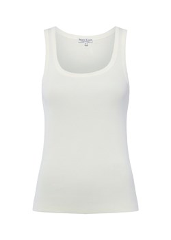 Marie Lund Top damski Kobiety Bawełna écru jednolity ze sklepu vangraaf w kategorii Bluzki damskie - zdjęcie 189102913