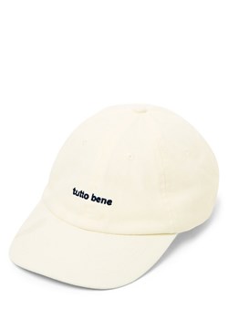 Nils Sundström Czapka męska Mężczyźni Bawełna (100%) piaskowy jednolity ze sklepu vangraaf w kategorii Czapki z daszkiem męskie - zdjęcie 189102954