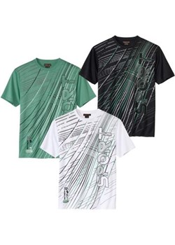 Zestaw 3 sportowych koszulek ze sklepu Atlas For Men w kategorii T-shirty męskie - zdjęcie 189103100