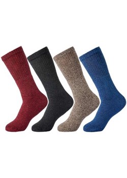 Zestaw 4 par melanżowych, sportowych skarpet ze sklepu Atlas For Men w kategorii Skarpetki męskie - zdjęcie 189103161