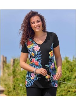 Lejąca tunika z kwiatowym nadrukiem ze sklepu Atlas For Men w kategorii Bluzki damskie - zdjęcie 189103240