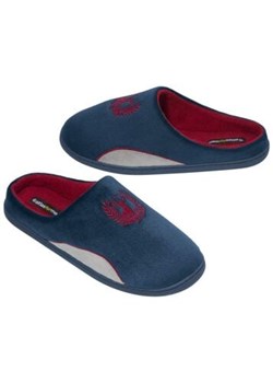Welurowe kapcie podszyte polarem ze sklepu Atlas For Men w kategorii Kapcie męskie - zdjęcie 189103254