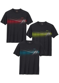 Zestaw 3 sportowych koszulek ze sklepu Atlas For Men w kategorii T-shirty męskie - zdjęcie 189103283