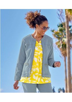 Jeansowa kurtka z suwakiem ze stretchem ze sklepu Atlas For Men w kategorii Kurtki damskie - zdjęcie 189103334