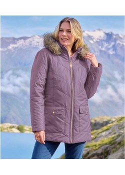 Pikowana kurtka  z kapturem z imitacją futerka ze sklepu Atlas For Men w kategorii Kurtki damskie - zdjęcie 189103373