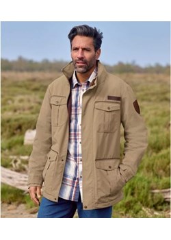 Kurtka z mikrofibry z kieszeniami i podszewką z polaru ze sklepu Atlas For Men w kategorii Kurtki męskie - zdjęcie 189103380