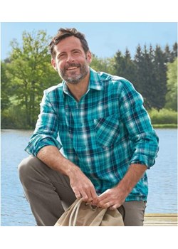 Koszula flanelowa w kratę Great Lakes ze sklepu Atlas For Men w kategorii Koszule męskie - zdjęcie 189103430