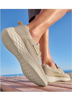 Beżowe trampki skarpetkowe ze sklepu Atlas For Men w kategorii Buty sportowe damskie - zdjęcie 189103450