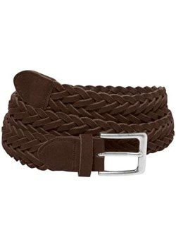 Pleciony pasek z naturalnej skóry ze sklepu Atlas For Men w kategorii Paski męskie - zdjęcie 189103490
