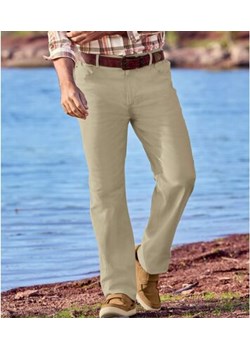 Spodnie regular z półelastyczną talią ze sklepu Atlas For Men w kategorii Spodnie męskie - zdjęcie 189103520