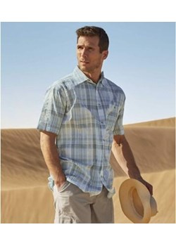 Koszula w kratę o gofrowanym wyglądzie ze sklepu Atlas For Men w kategorii Koszule męskie - zdjęcie 189103553