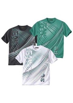 Zestaw 3 koszulek  Active Sport ze sklepu Atlas For Men w kategorii T-shirty męskie - zdjęcie 189103574