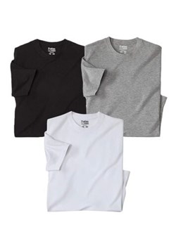 Zestaw 3 jednolitych koszulek ze sklepu Atlas For Men w kategorii T-shirty męskie - zdjęcie 189103644