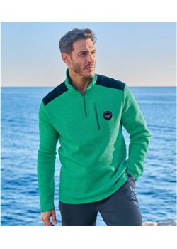 Sportowy sweter z melanżowego moltonu ze sklepu Atlas For Men w kategorii Bluzy męskie - zdjęcie 189103833
