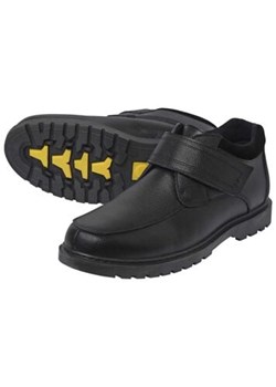 Skórzane buty z rzepem ze sklepu Atlas For Men w kategorii Buty zimowe męskie - zdjęcie 189103873