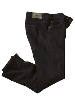 Czarne jeansy Stretch Regular ze sklepu Atlas For Men w kategorii Jeansy męskie - zdjęcie 189103900