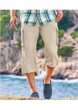 Spodnie bojówki ¾ z mikrofibry ze sklepu Atlas For Men w kategorii Spodnie męskie - zdjęcie 189103943