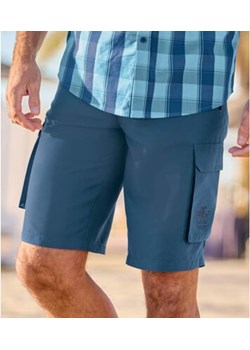 Luźne bermudy z mikrofibry z kieszeniami ze sklepu Atlas For Men w kategorii Spodenki męskie - zdjęcie 189104011