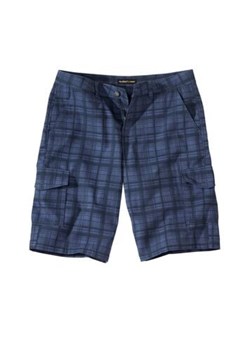 Luźne bermudy-bojówki w kratę ze sklepu Atlas For Men w kategorii Spodnie męskie - zdjęcie 189104074