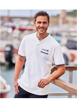 Modna koszulka polo z piki z kołnierzykiem ze sklepu Atlas For Men w kategorii T-shirty męskie - zdjęcie 189104083