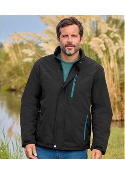 Kurtka wiatrówka z mikrofibry podszyta polarem ze sklepu Atlas For Men w kategorii Kurtki męskie - zdjęcie 189104100