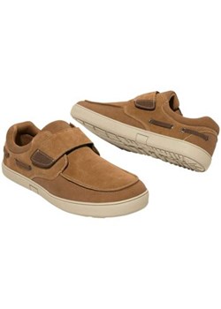 Mokasyny z rzepem w żeglarskim stylu ze sklepu Atlas For Men w kategorii Mokasyny męskie - zdjęcie 189104142