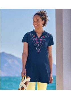 Granatowa tunika ze sklepu Atlas For Men w kategorii Bluzki damskie - zdjęcie 189104234
