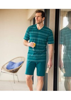 Piżama z szortami w paski ze sklepu Atlas For Men w kategorii Piżamy męskie - zdjęcie 189104282