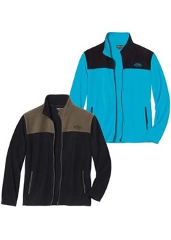 Zestaw 2 rozpinanych, polarowych bluz ze sklepu Atlas For Men w kategorii Swetry męskie - zdjęcie 189104324