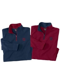 Zestaw 2 swetrów z mikropolaru Outdoor ze sklepu Atlas For Men w kategorii Swetry męskie - zdjęcie 189104331