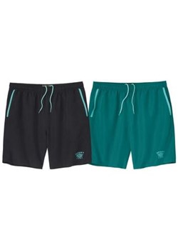 Zestaw 2 par sportowych szortów z mikrofibry ze sklepu Atlas For Men w kategorii Spodenki męskie - zdjęcie 189104401