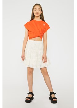 Kremowa ażurowa spódniczka, Rozmiar - 146, Kolor - Kremowy ze sklepu REPORTER w kategorii Spódnice dziewczęce - zdjęcie 189104573