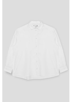 Biała koszula z długim rękawem KINDNESS IS SO GANGSTER, Rozmiar - 140, Kolor - Biały ze sklepu REPORTER w kategorii Koszule chłopięce - zdjęcie 189104674