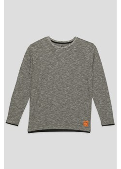 Szara koszulka z długim rękawem, Rozmiar - 140, Kolor - Szary ze sklepu REPORTER w kategorii T-shirty chłopięce - zdjęcie 189104763