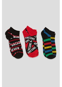 Wzorzyste skarpety AWSOME 3-PAK, Rozmiar -  34, Kolor - Multikolor ze sklepu REPORTER w kategorii Skarpetki dziecięce - zdjęcie 189104980