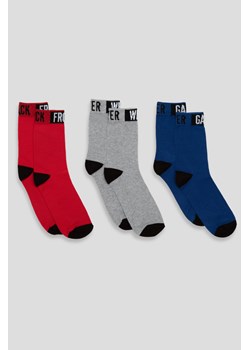 Kolorowe skarpety z motywem GAMING 3-PAK, Rozmiar -  34, Kolor - Multikolor ze sklepu REPORTER w kategorii Skarpetki dziecięce - zdjęcie 189105072