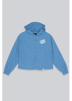 Niebieska przejściowa kurtka z nadrukiem na plecach, Rozmiar - 140, Kolor - Niebieski ze sklepu REPORTER w kategorii Kurtki dziewczęce - zdjęcie 189105110