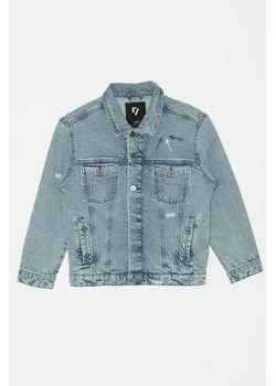 Niebieska jeansowa kurtka przejściowa, Rozmiar - 176, Kolor - Niebieski ze sklepu REPORTER w kategorii Kurtki chłopięce - zdjęcie 189105124