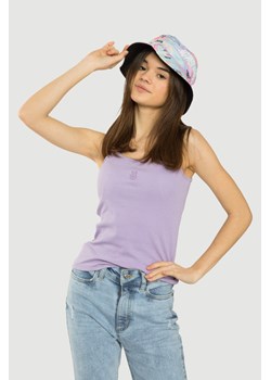 Fioletowy top na ramiączkach, Rozmiar - 146, Kolor - Fioletowy ze sklepu REPORTER w kategorii Bluzki dziewczęce - zdjęcie 189105530