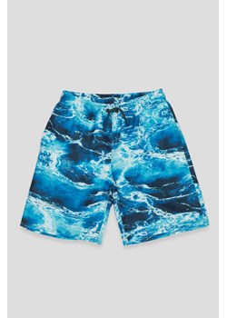 Niebieskie szorty kąpielowe z nadrukiem, Rozmiar - 140, Kolor - Multikolor ze sklepu REPORTER w kategorii Kąpielówki chłopięce - zdjęcie 189105563